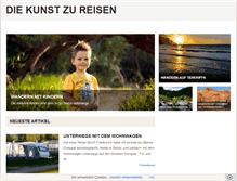 Tablet Screenshot of kunst-zu-reisen.de